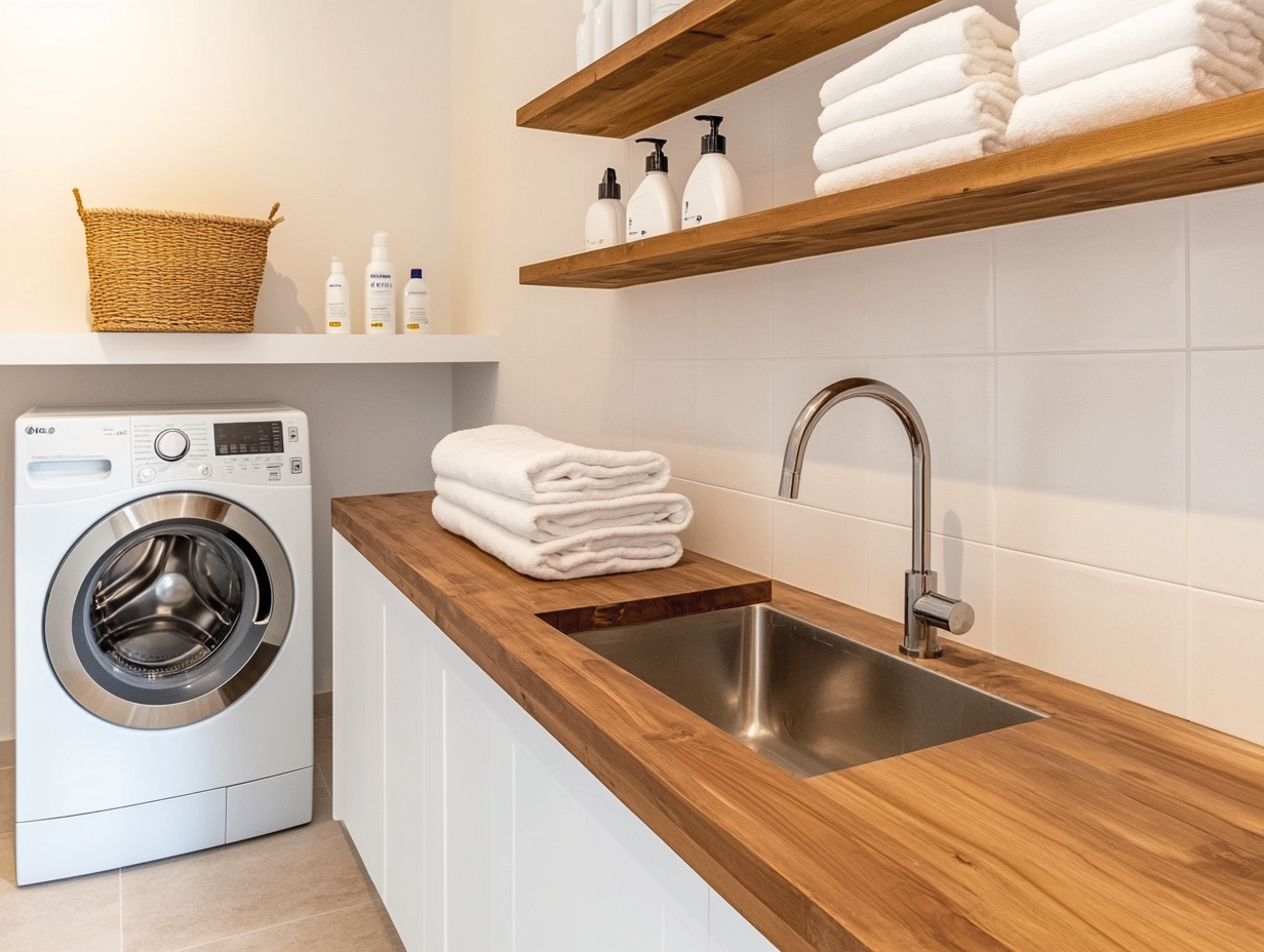 Illustration vidage buanderie